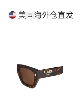 1h可退 【美国直邮】fendi 通用 太阳镜正品潮流时尚简约显脸小高