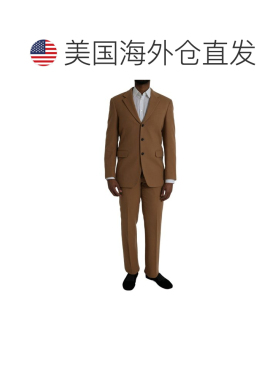 自营Prada Cashmere 2 Piece Single Breasted Men's Suit - brow