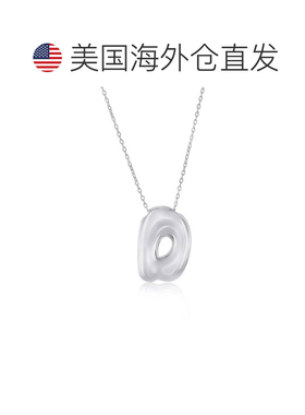自营simonaSterling Silver, Bubble 'R' Initial Necklace - sil