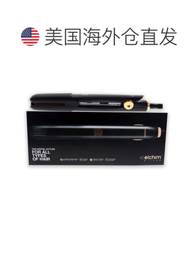 自营8th Sense Styler 扁铁 - Elchim 黑色，男女通用 - 1 英寸扁