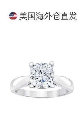 自营 pompeii31 1/2 克拉垫形钻石单石订婚戒指 14k 白金优化 - 1