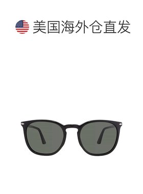 自营Persol Green Square Unisex Sunglasses PO3316S 95/31 52 -