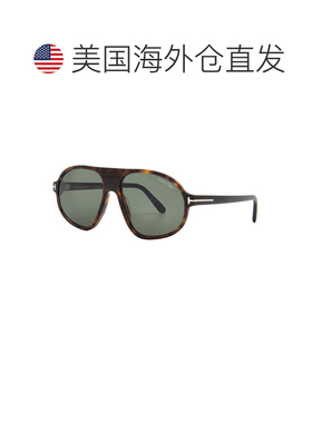 自营tom fordFT1178 52N深色哈瓦那/绿色-深色哈瓦那 美国奥莱直