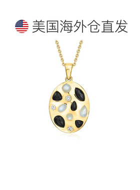 自营Ross-Simons Onyx, Mother-Of-Pearl and . Lab-Grown Diamon