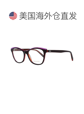 自营Emilio Pucci Plastic Glasses Women's (Frames) - burgundy