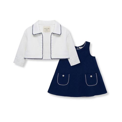 自营Habitual 2pc Jacket & Dress Set - white 美国奥莱直发 - 图2