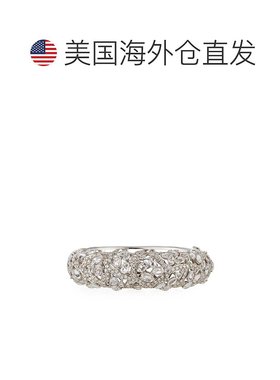 自营 diana m.18 克拉白金钻石和蓝宝石手镯 - 白色 美国奥莱直发