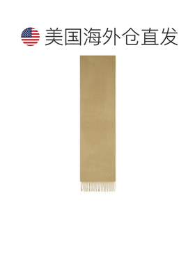 自营max mara'Sred' 绿色羊绒披肩-红色 美国奥莱直发配饰