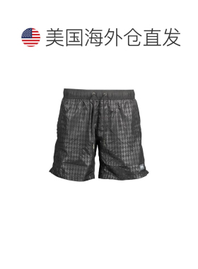 自营Karl Lagerfeld Polyester Men's Swim Men's Boxer - black
