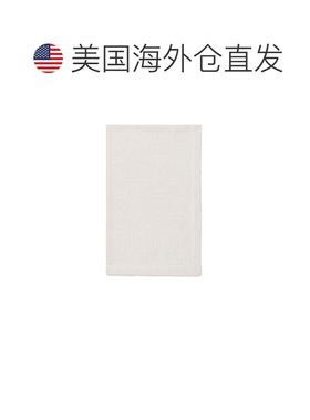 自营elisabetta franchi带有标志性徽标图案的矩形Foulard-白色