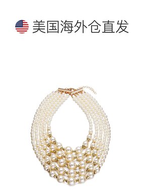 自营 Liv Oliver 18K 镀珍珠项链 - 图案 美国奥莱直发