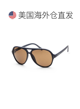 自营Calvin Klein Unisex 58mm Matte Navy Sunglasses - matte n