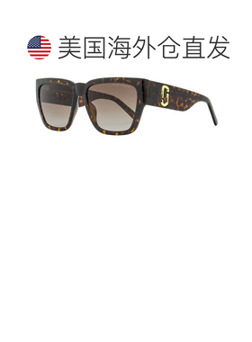 自营Marc Jacobs Women's Square Logo Sunglasses Marc 646/S 08