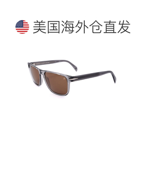 自营David Beckham男士57mm灰色太阳镜DB1060-S-KB7-57-灰色 美国