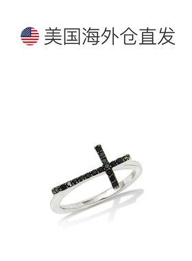 自营 savvy cie jewels SS 925 钻石戒指 0.10TCW - 黑色 美国奥