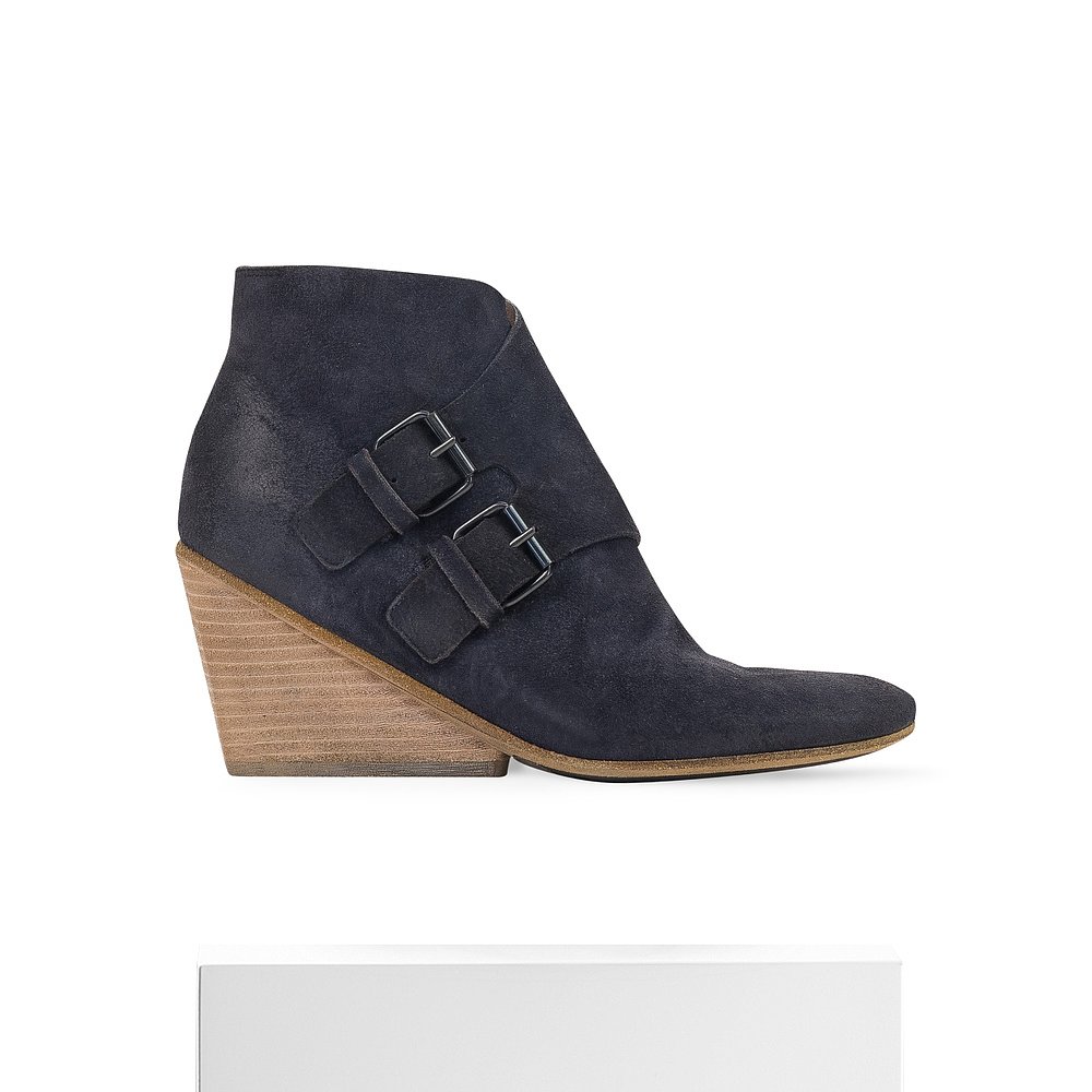 自营marsell蓝色磨砂皮靴子-蓝色 美国奥莱直发女靴 - 图3