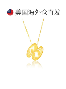 自营simonaSterling Silver, Bubble 'I' Initial Necklace - Gol