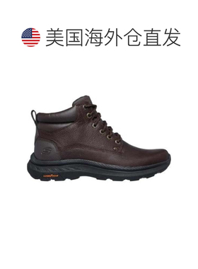 自营Men's Skechers Relaxed Fit Pollard Lanser 205308-RDBR Br