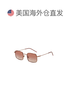 自营Armani Exchange Women's 46mm Shiny Rose Gold Sunglasses