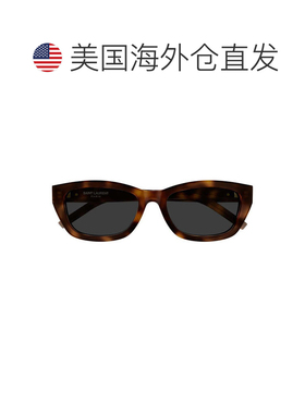 自营saint laurentSl M153 Linea Monogram Honey Havana Acetate