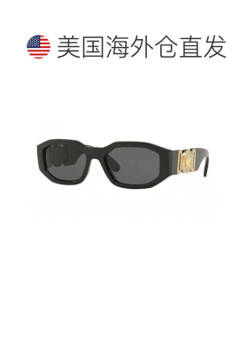 自营versaceVE4361 GB1/87黑色/灰色-黑色 美国奥莱直发