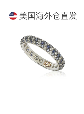 自营Suzy Levian Yellow Sapphire & Diamond Accent Pave Eterni