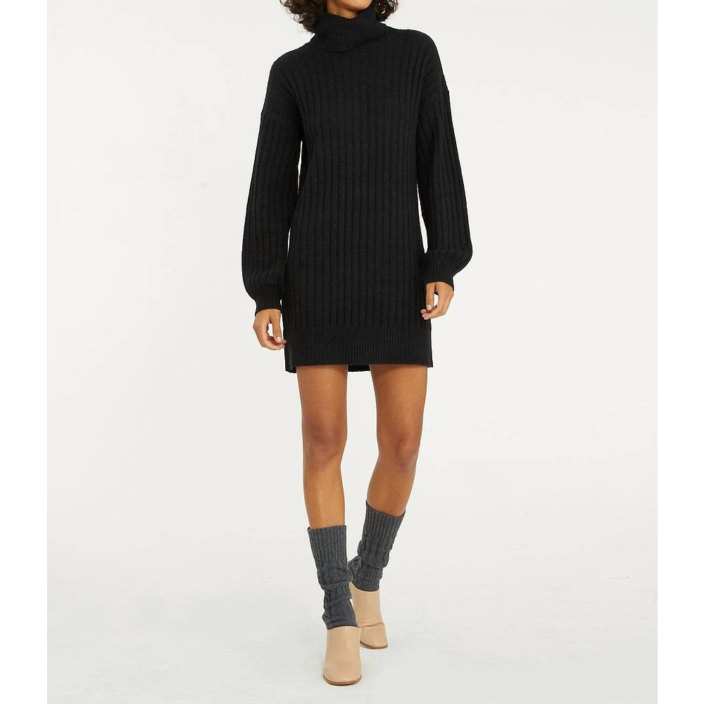 sanctuaryCozy Nites Sweater Dress In Black Nite - black nite - 图2