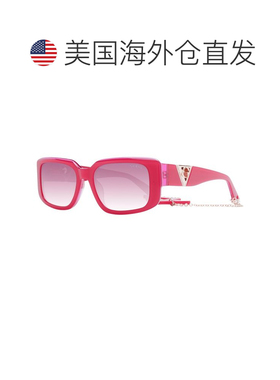 自营Guess Plastic Women's Sunglasses - pink 美国奥莱直发