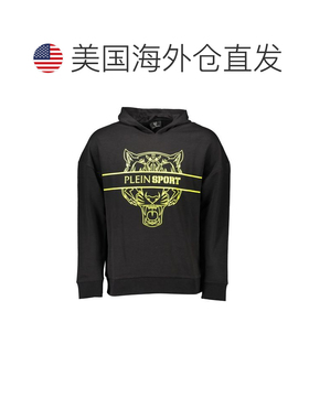 自营Plein Sport Cotton Men Men's Sweatshirt - black 美国奥莱