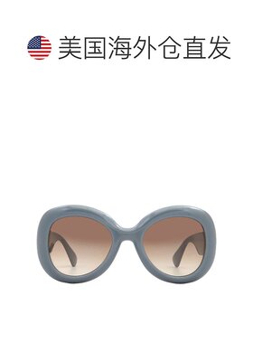 自营Moschino Brown Shaded Butterfly Ladies Sunglasses MOS162