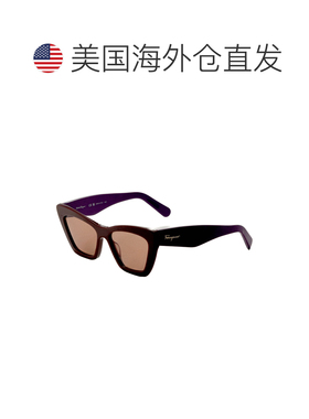 自营salvatore ferragamoFerragamo Women's 55 mm Brown Sunglas