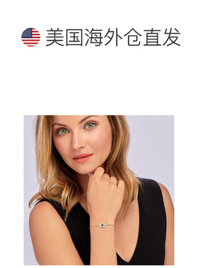 自营Ross-Simons 18kt 金黑色钻石向日葵 Bolo 手链 - 白色 美国