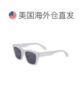 自营Off-White Sunglasses Square Full Rim, White Frame And Da