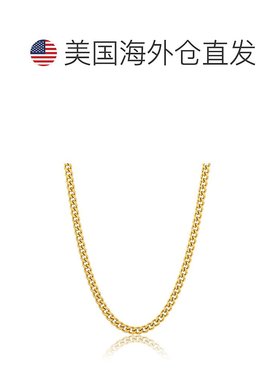 自营 adornia5 毫米古巴链金 24 英寸 - 黄色 美国奥莱直发