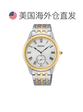 自营Seiko Men's Essentials White Dial Watch - white 美国奥莱