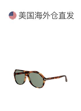 自营Tom Ford Sunglasses Aviator Full Rim, Blonde Havana Fram