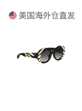 自营Roberto Cavalli男女通用52mm太阳镜-黑色 美国奥莱直发