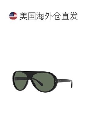 自营 Ralph Lauren 醋酸纤维男士太阳镜 - 黑色 美国奥莱直发