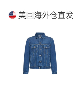 自营Brunello Cucinelli Cotton Men's Jacket - blue 美国奥莱直