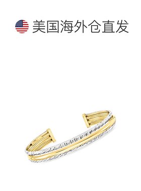 自营Ross-Simons Italian Sterling Silver and 18kt Gold Over S