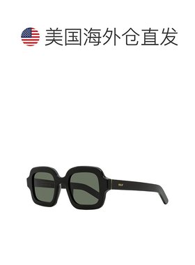 自营 retrosuperfuture复古未来中性圆形方形太阳镜奔驰QHB黑色51