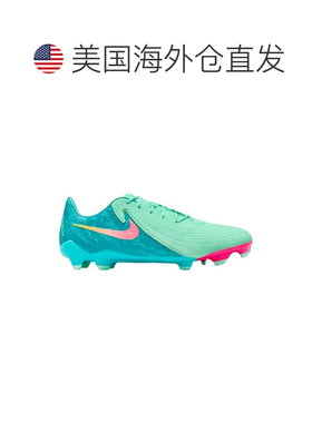 自营Men's Nike Phantom GX II Academy LV8 FG/MG Green Glow/Bl
