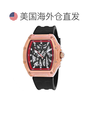 自营Christian Van Sant Men's Odyssey Black Tonneau 50mm - bl