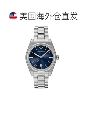 自营Emporio Armani Men's Federico Blue Dial Watch - blue 美