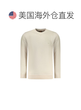 自营Hugo Boss Cotton Men Men's Sweatshirt - beige 美国奥莱直
