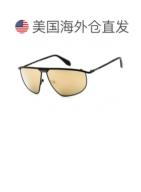 自营adidasOR0028 02g哑光黑色/棕色镜面-哑光黑色 美国奥莱直发