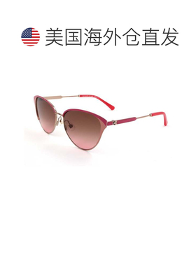 自营Kate Spade女式56毫米棕色太阳镜-粉红色 美国奥莱直发