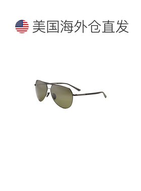 自营 porsche design保时捷设计男式63毫米黑色太阳镜P8931-63A-