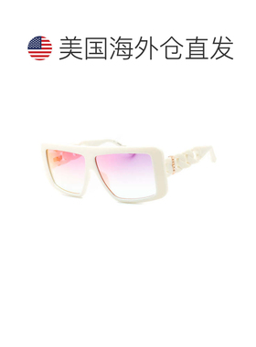 自营guessGU00109 21Z白色/紫色渐变色镜子-白色 美国奥莱直发