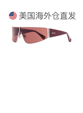 自营Max Mara女士太空盾太阳镜MM0164 14s钌/波尔多0mm-14s 美国